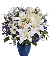 Blue & Grand Floral Bouquet