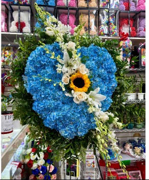 Blue Heart  Standing Heart 