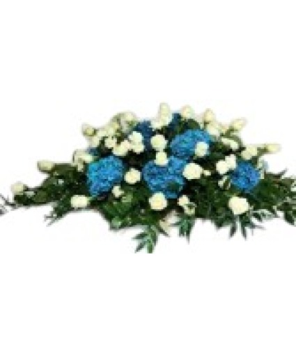 Blue Heaven Casket Spray 