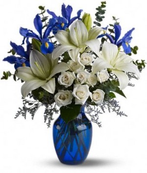 Blue Horizon Vase Arrangement 