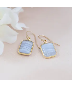 Blue Lace Earings gift