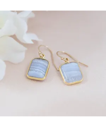 Blue Lace Earings gift