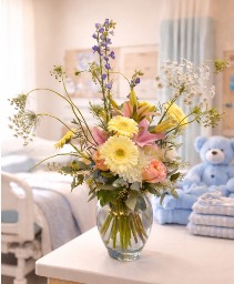 Blue Meadows Floral Arrangement