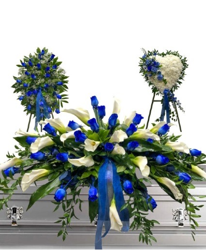 Blue MIxed 3 Piece Set sympathy 