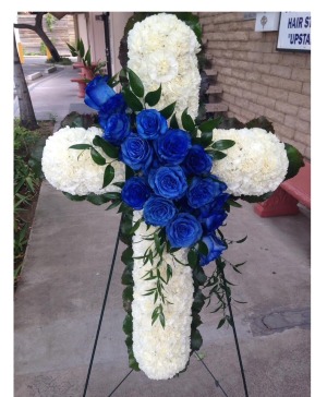 Blue Mood Cross Standing Cross