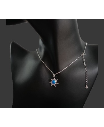 Blue Opal Sun Necklace  in Hyattsville, MD | Rosemery's Flower & Jewelry