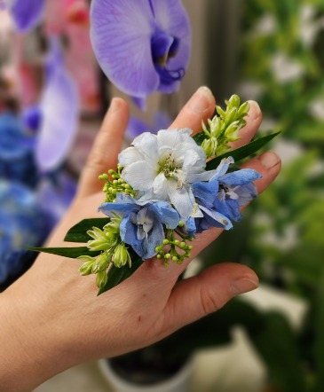 BLUE PROM RING CORSAGE  in Thornhill, ON | Toronto Florist Shop