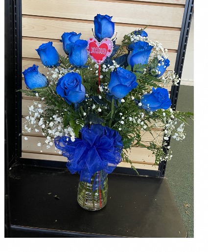 Blue Rose Dozen 