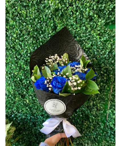Blue Rose Dozen Bouquet Roses