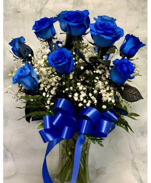 1 Dozen Blue Roses Rose