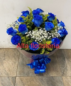 Ocean Blue Roses 