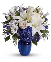 Beautiful in Blue Vase 