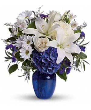 Beautiful in Blue Vase 