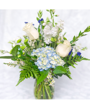 Blue Serenity  Vase Arrangement