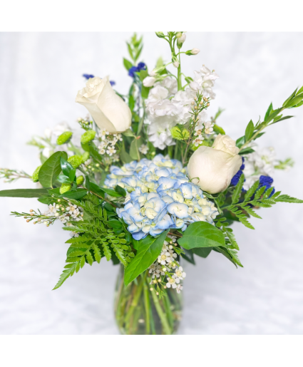 Blue Serenity  Vase Arrangement