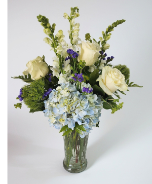 Blue Serenity Vase Arrangement