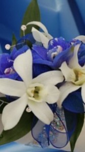 Blue skies Corsage