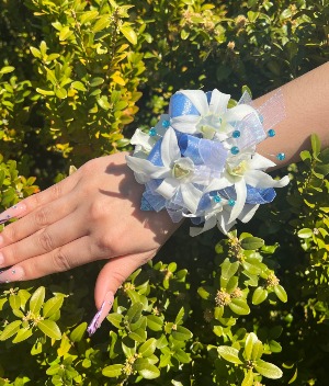 Blue Skies Corsage 