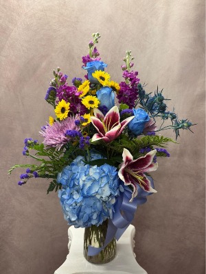 Blue Skies & Sunshine Floral Design