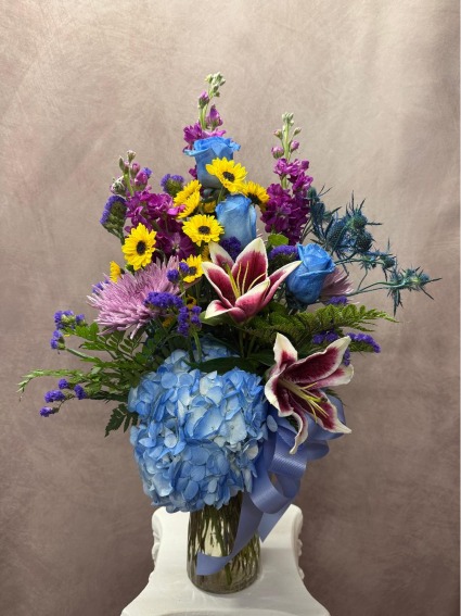 Blue Skies & Sunshine Floral Design