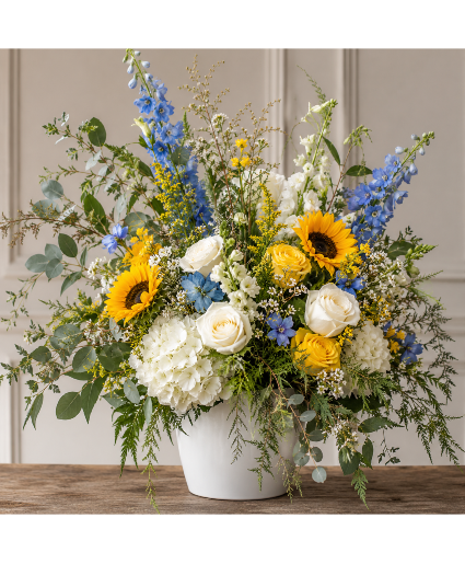 Blue Skies & Sunshine Sympathy Garden 
