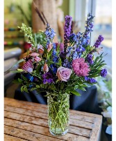 Blue Skies  Vase