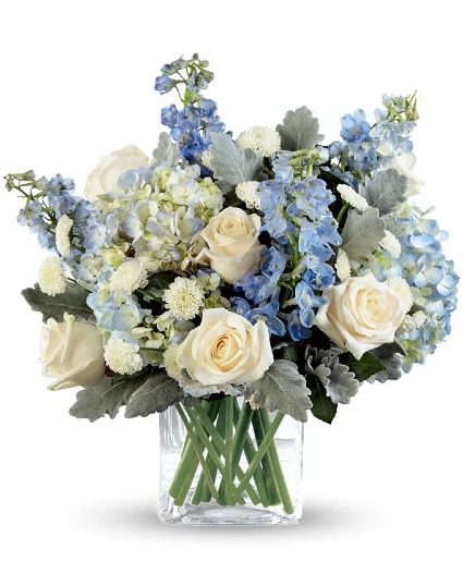 Blue Sky Floral Arrangement