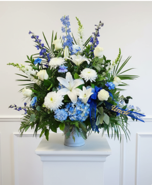 Blue Traditional Traditional Funeral