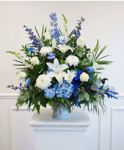 Blue Traditional Traditional Funeral