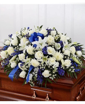Blue & White Casket 