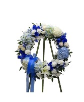 Blue Without You Wreath Wreath Standing Spray