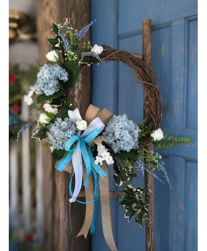 Bluebell Cottage Silk wreath