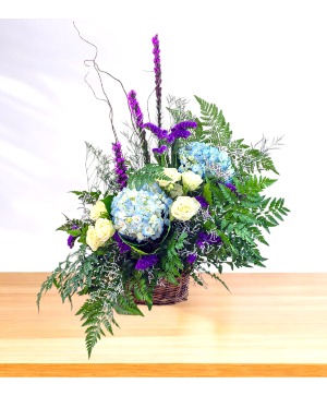Blueberry Briars  Vase Arrangement