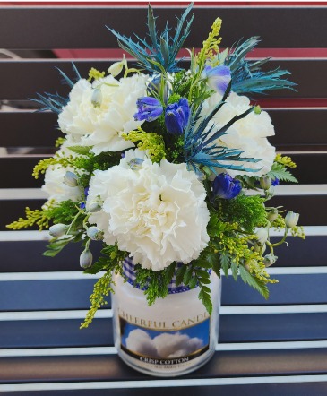Crisp Cotton Two Gifts In One in Allegan, MI | Allegan Floral and Gifts