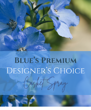 Blues Premium Designer's Choice Casket Spray