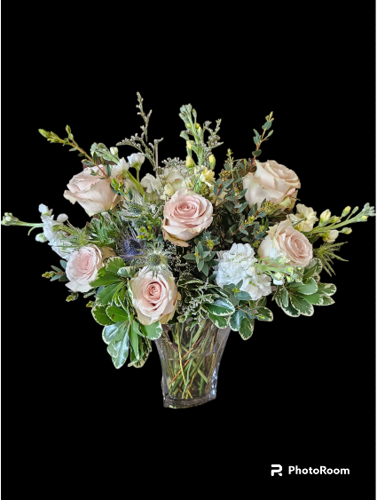 Blush  Admiration Vase Arrangement