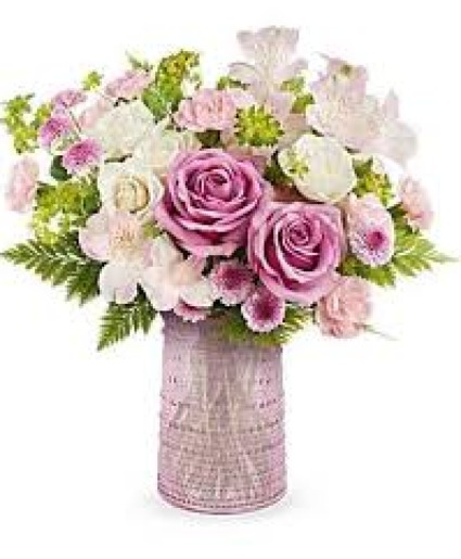 Blush Blossoms Vase arrangement