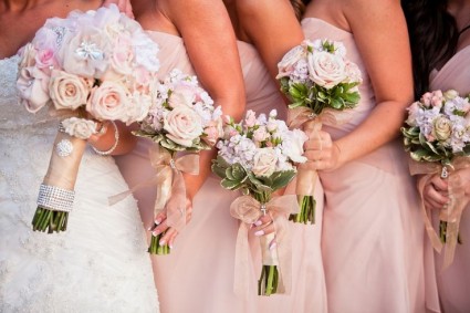 Blush Bridal Party 