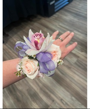 Blush Colors Corsage wrist corsage