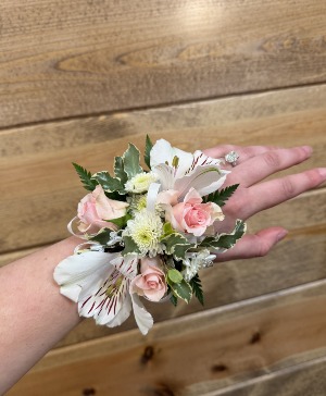 Blush Garden Corsage