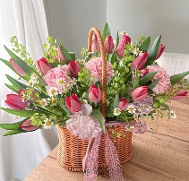 Blush Garden Serenity Basket Any Special Occasion 