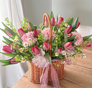 Blush Garden Serenity Basket Any Special Occasion 