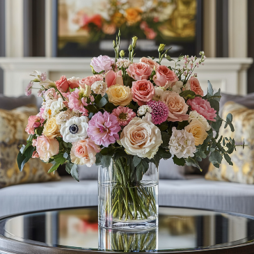 Blush Harmony Bouquet  in Coconut Grove, FL | Luxury Flowers