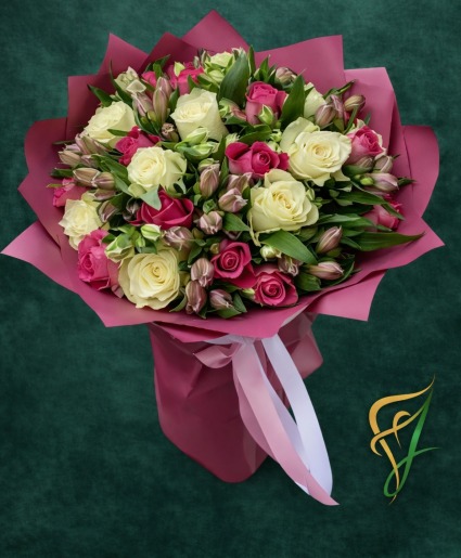 Blush Harmony Bouquet assorted flowers