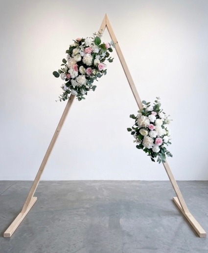 Blush & Ivory Silk Floral Swag Set (Rental) 
