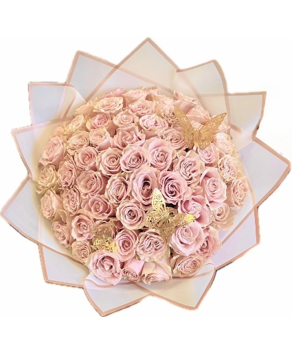Blush of Love Rose Bouquet