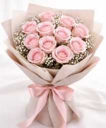 Blush Pink Rose Bouquet 