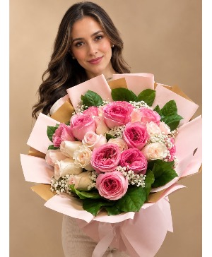 BLUSH ROMANCE BOUQUET