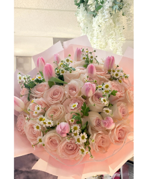 Blush & Tulip Bouquet