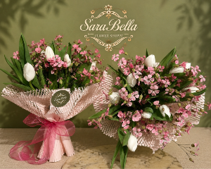 Blush Tulip Bouquet 